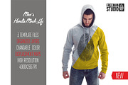 Men's Hoodie Mock-Up, a Hoody Mockup by Freeman Studio (Thumbnail 1 of 6)