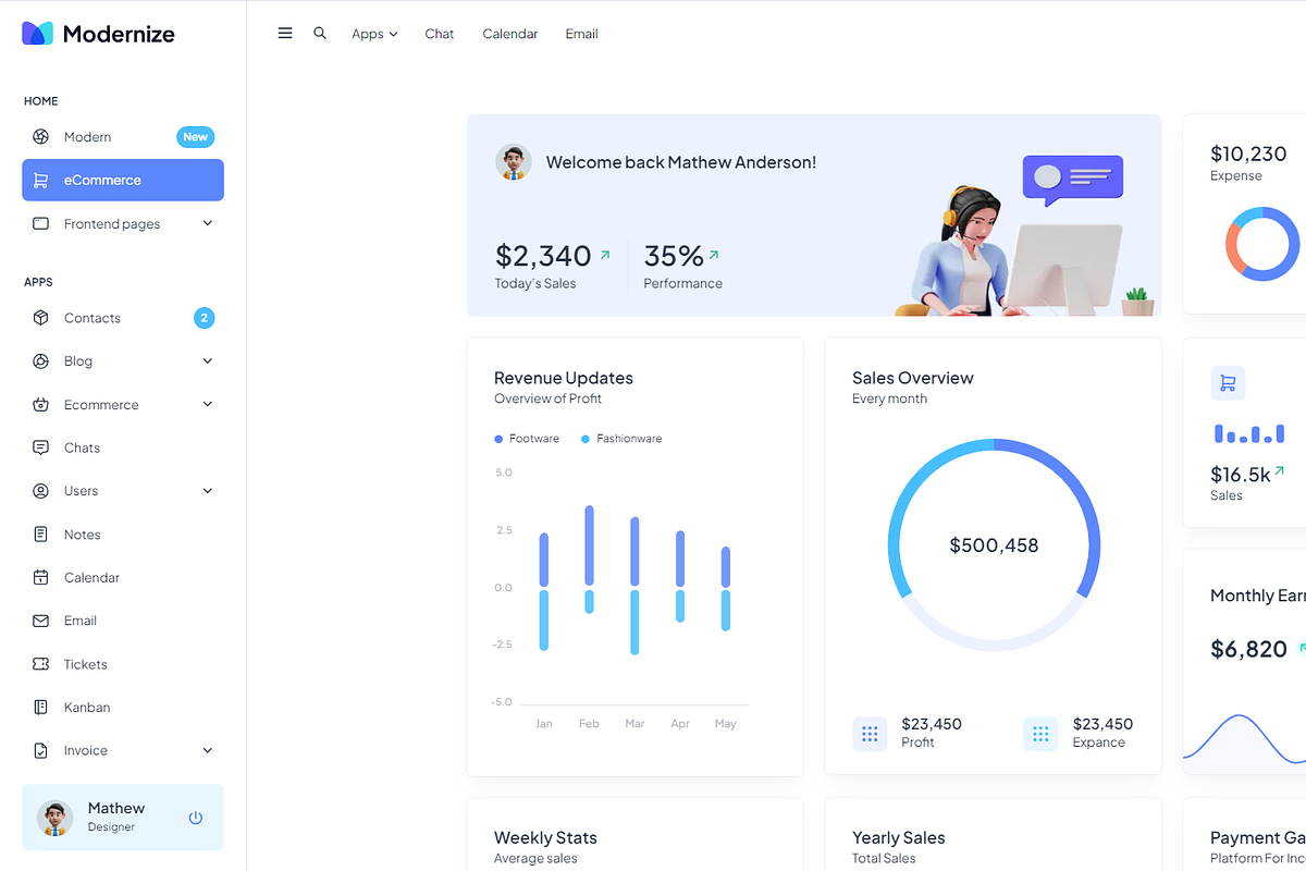 Modernize Nextjs Admin Dashboard, a Templates & Theme by AdminMart (Photo 9 of 15)