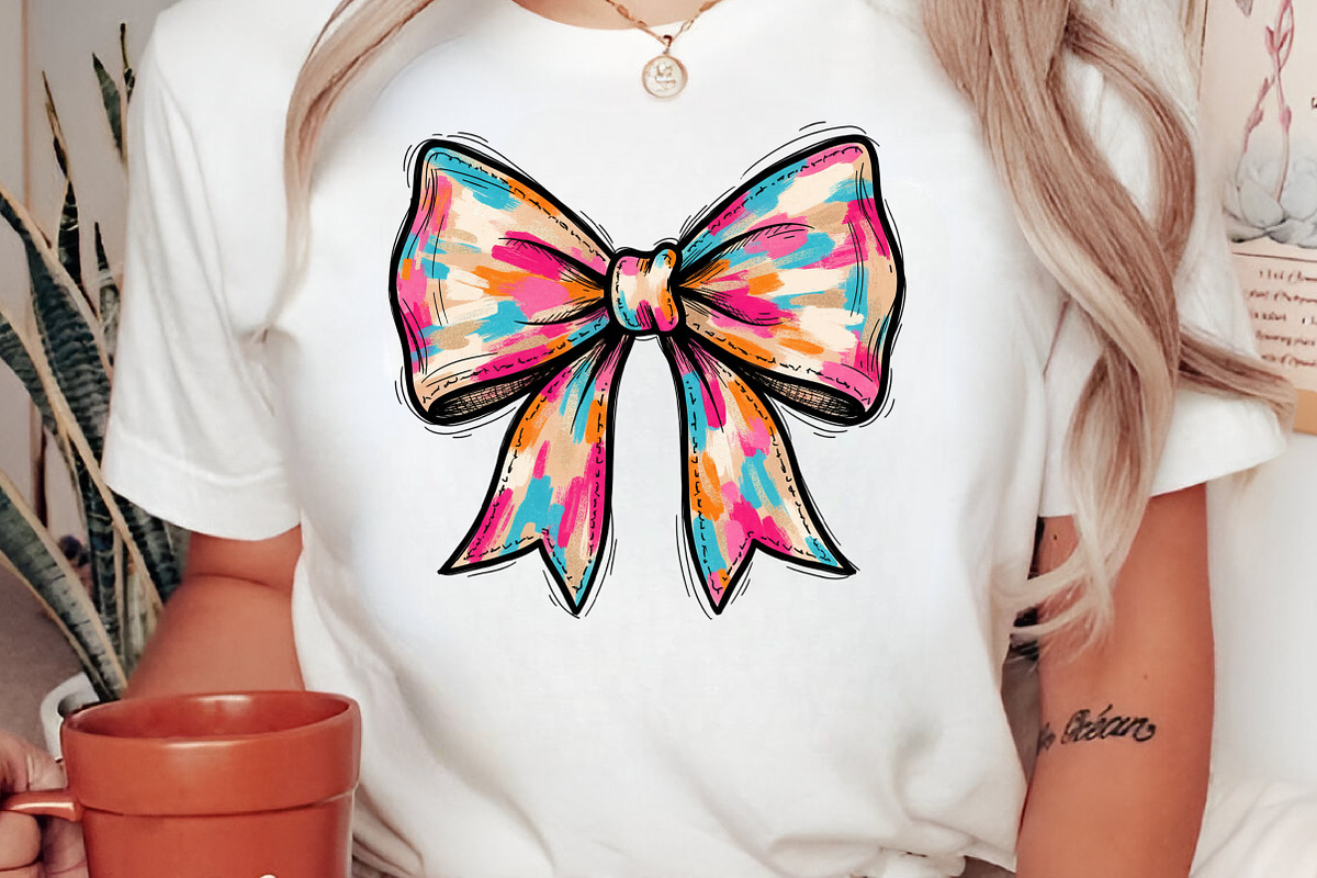 Colorful Decorative Bow PNG, an Illustration by Libby Wishes (Photo 8 of 8)