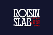 Roisin Slab, a Slab Serif Font by Muhammad Hastian (Thumbnail 1 of 8)
