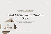 Modern Branding kit | Zephyr, a Branding & Logo Template by Adam and Grace (Thumbnail 5 of 20)