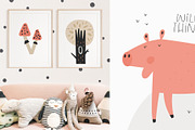 Woodland | 100% hand drawn clipart, an Animal Illustration by Olia (Thumbnail 11 of 17)