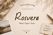 Rosvera - Handwritten Font, a Handwritten Font by portype (Thumbnail 9 of 16)