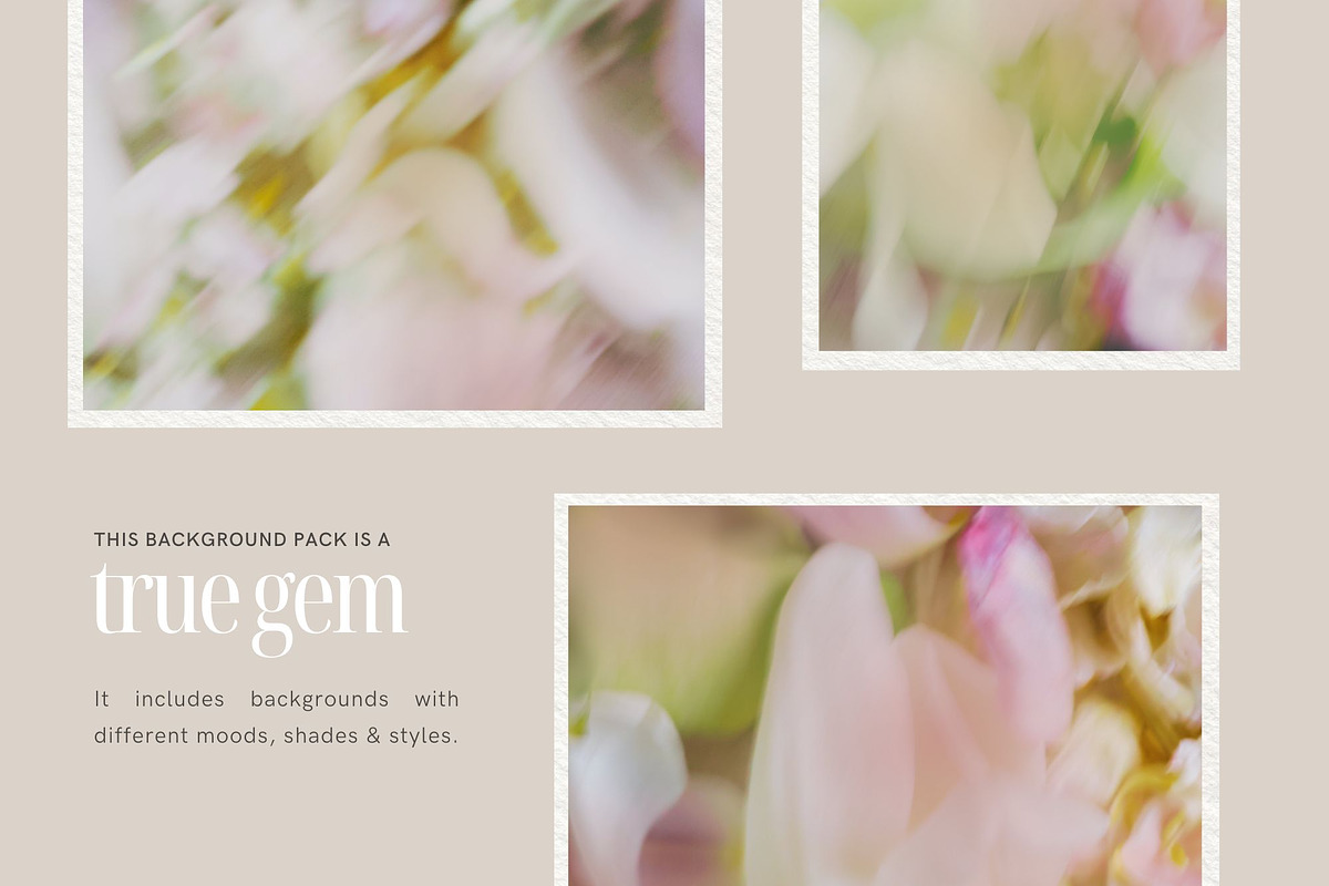 Soft Floral Spring Blur Backgrounds, a Background Graphic by eclosque (Photo 6 of 48)