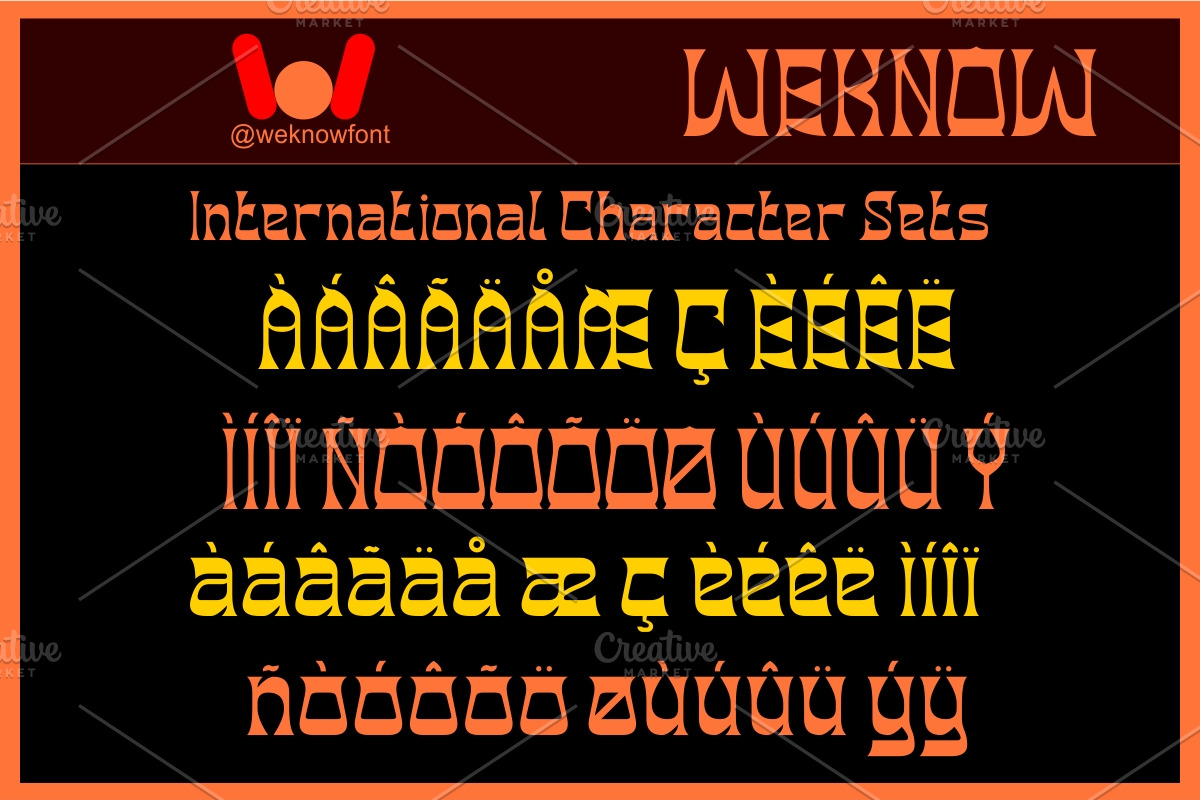 Black Dragon font, a Serif Font by weknow (Photo 8 of 8)