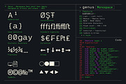 Genus - Monospace Sans Serif Font, a Sans Serif Font by Artistic & Unique (Thumbnail 5 of 15)