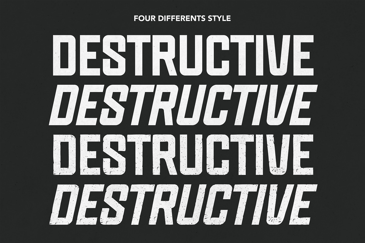 Quick Ravage, a Sans Serif Font by Dryy.type (Photo 4 of 8)