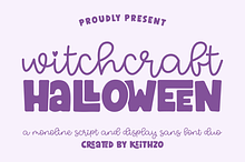 Witchcraft Halloween - Font Duo