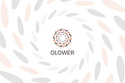 Flower Modern Logo Template, a Branding & Logo Template by MindMuse (Thumbnail 1 of 6)