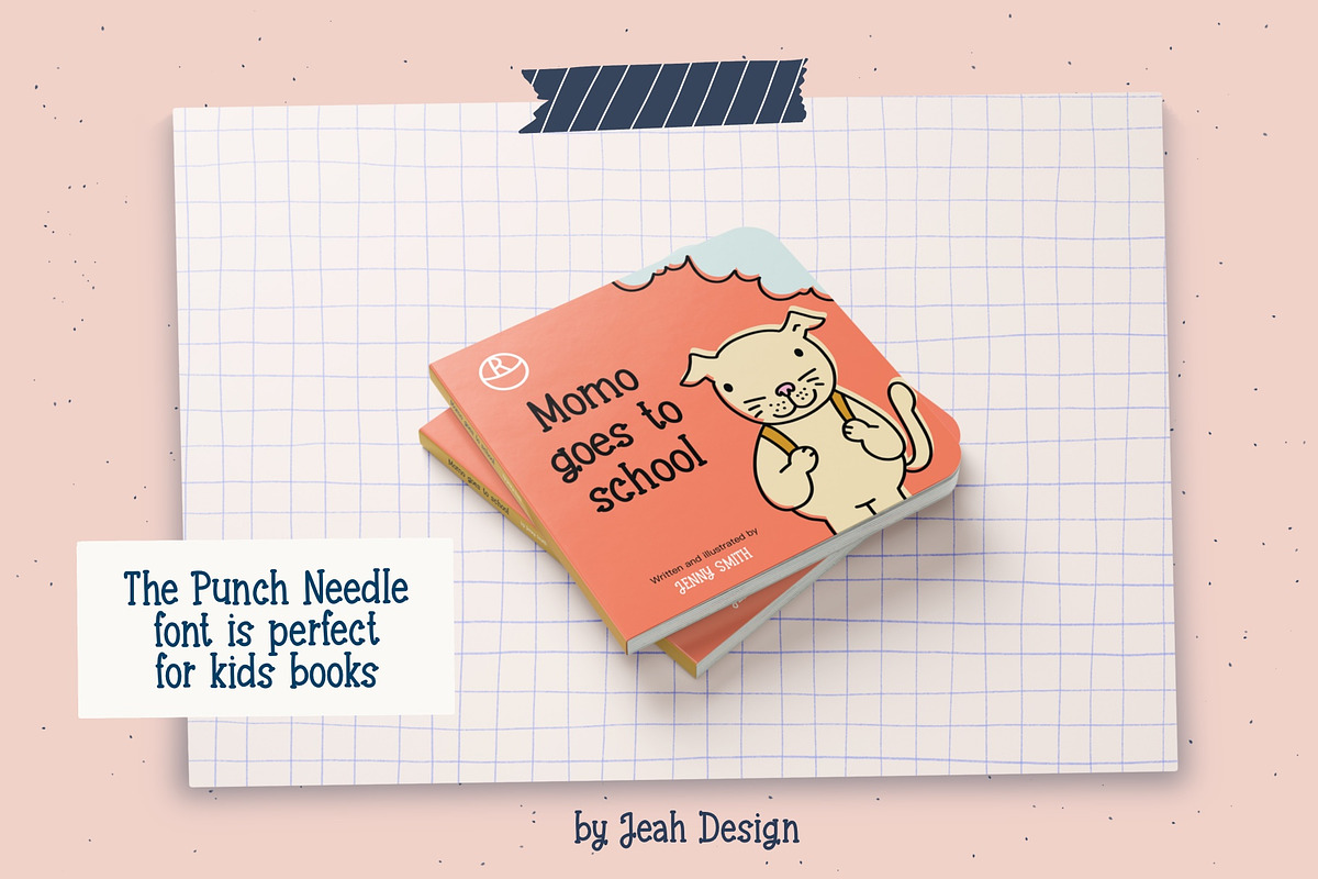 The Punch Needle Font, a Serif Font by Jeah Design (Photo 6 of 9)