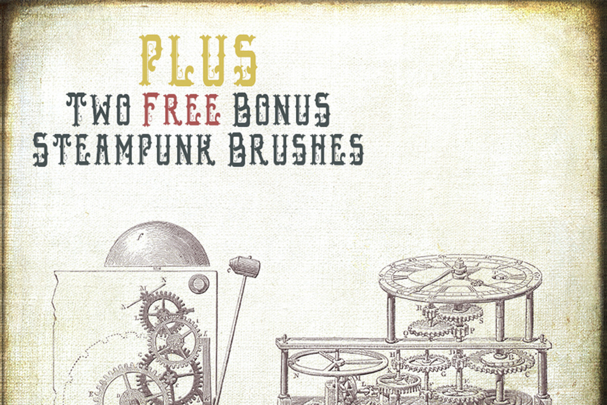 Steampunk Watch & Gear Brushes +, a Brush Add-On by Lone Star I&D (Photo 5 of 5)