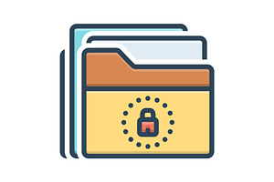 Archived records color icon, a Duotone Icon by Creative priyanka