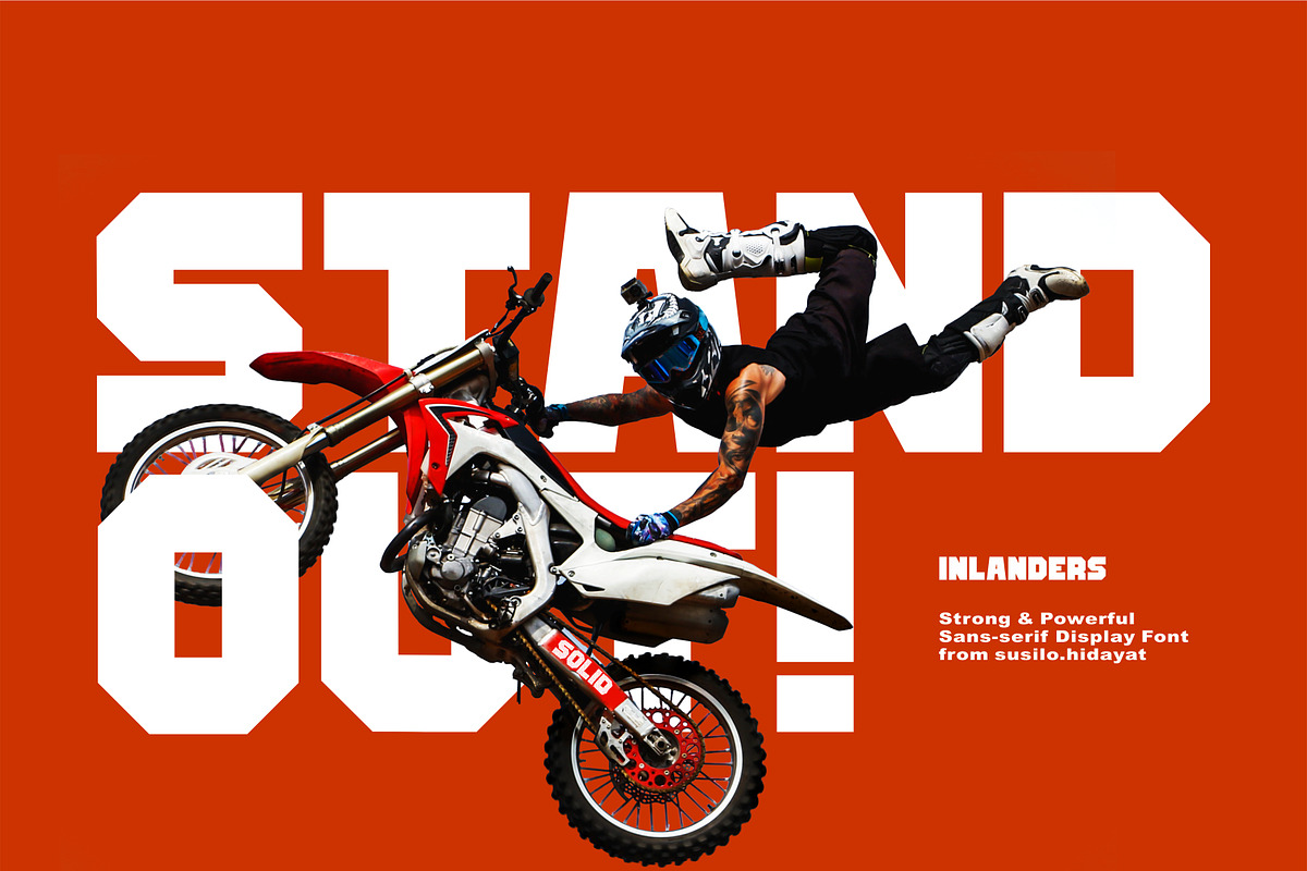 INLANDERS | BLOCK FONT | DISPLAY FONT preview 6