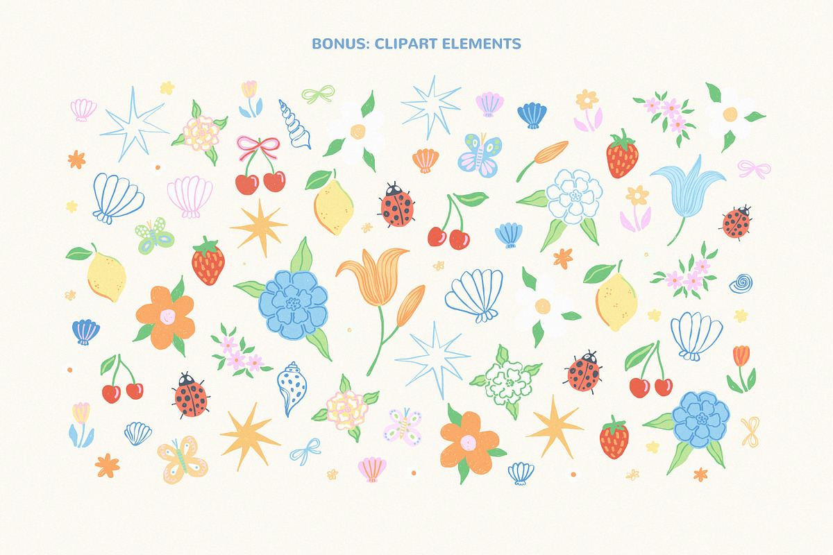 Naive Hand Drawn Frames & Background, an Object Graphic by Leila Divine (Photo 14 of 16)