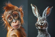 54 Funny animals, an Animal Photo by Handmadefont (Thumbnail 9 of 9)