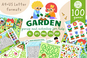 Garden games and activities for kids, an Education Illustration by Lexi Claus (Thumbnail 1 of 15)