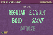 Son of Spook Show, a Sans Serif Font by Paper Moon Graphic Supply (Thumbnail 2 of 18)