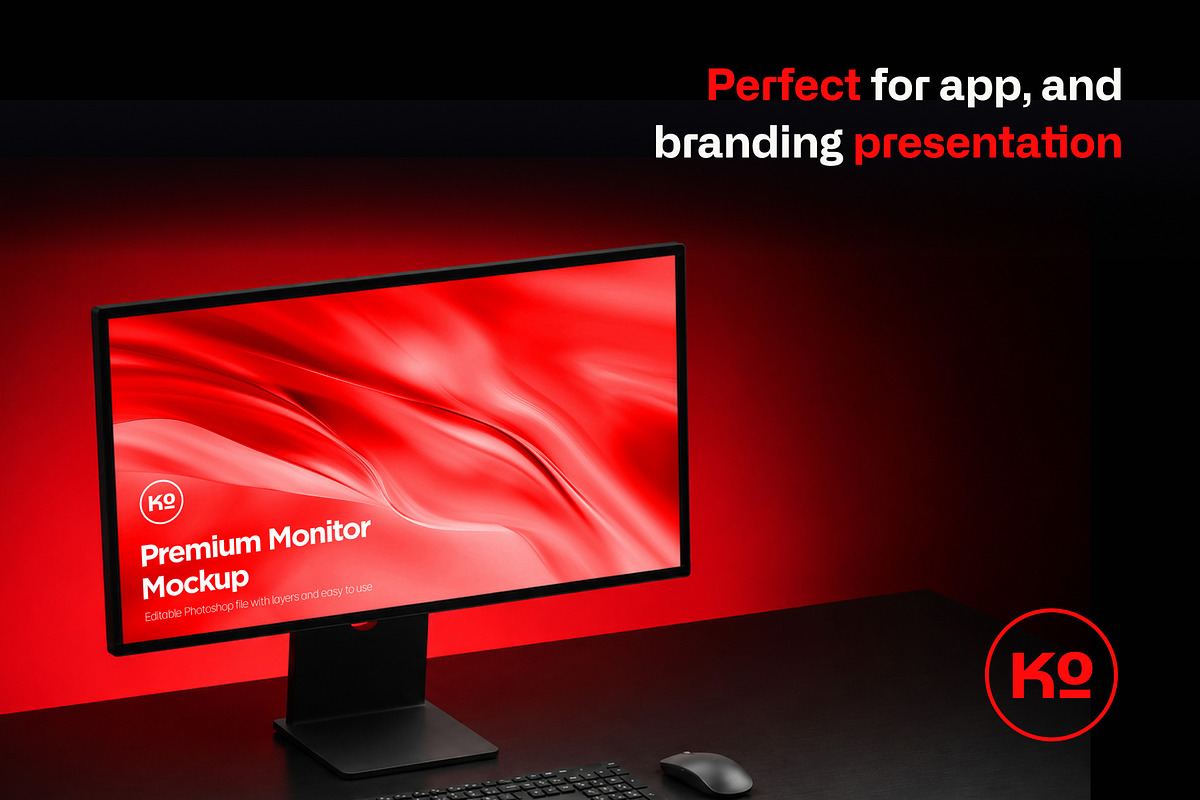 Monitor Desk Mockup Bundle, a Mac Mockup by anamwp (Photo 5 of 5)