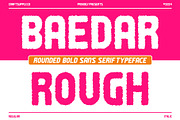 Baedar Rough, a Sans Serif Font by Craft Supply Co. (Thumbnail 1 of 8)