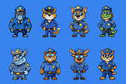 Wildlife Police Mascot Illustration, an Illustration by Riswan Ratta (Thumbnail 4 of 6)