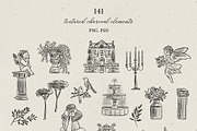 La Charcoal | 422 elements, an Object Illustration by Oksana Stepova (Thumbnail 11 of 24)