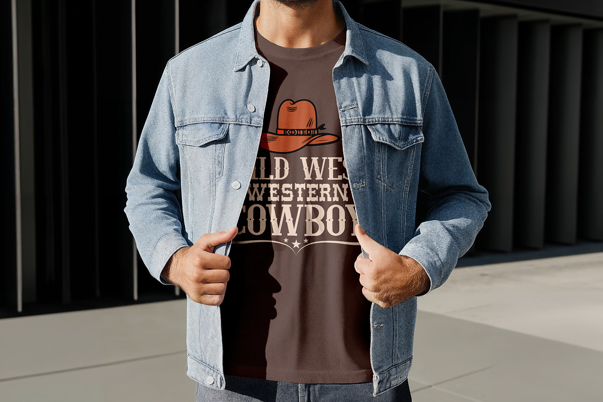 Western Cowboy Shirt Design, a Graphic by Vector Portal (Photo 3 of 5)