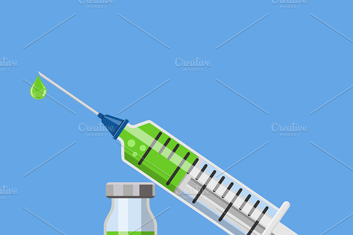 Syringes. Injections and Vaccination, a Healthcare Illustration by TAlex (Photo 6 of 7)