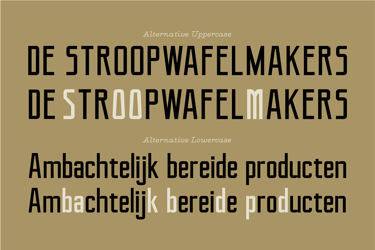 Ambachtelijk, a Font by The Old Type Foundry (Photo 6 of 7)