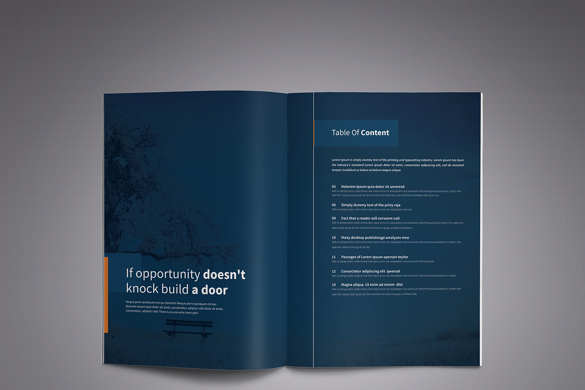 Corporate Business Brochure template, a Brochure Template by New Lines (Photo 2 of 10)