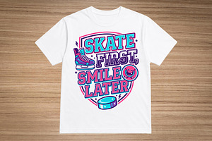 Hockey T-Shirt Design Graphic