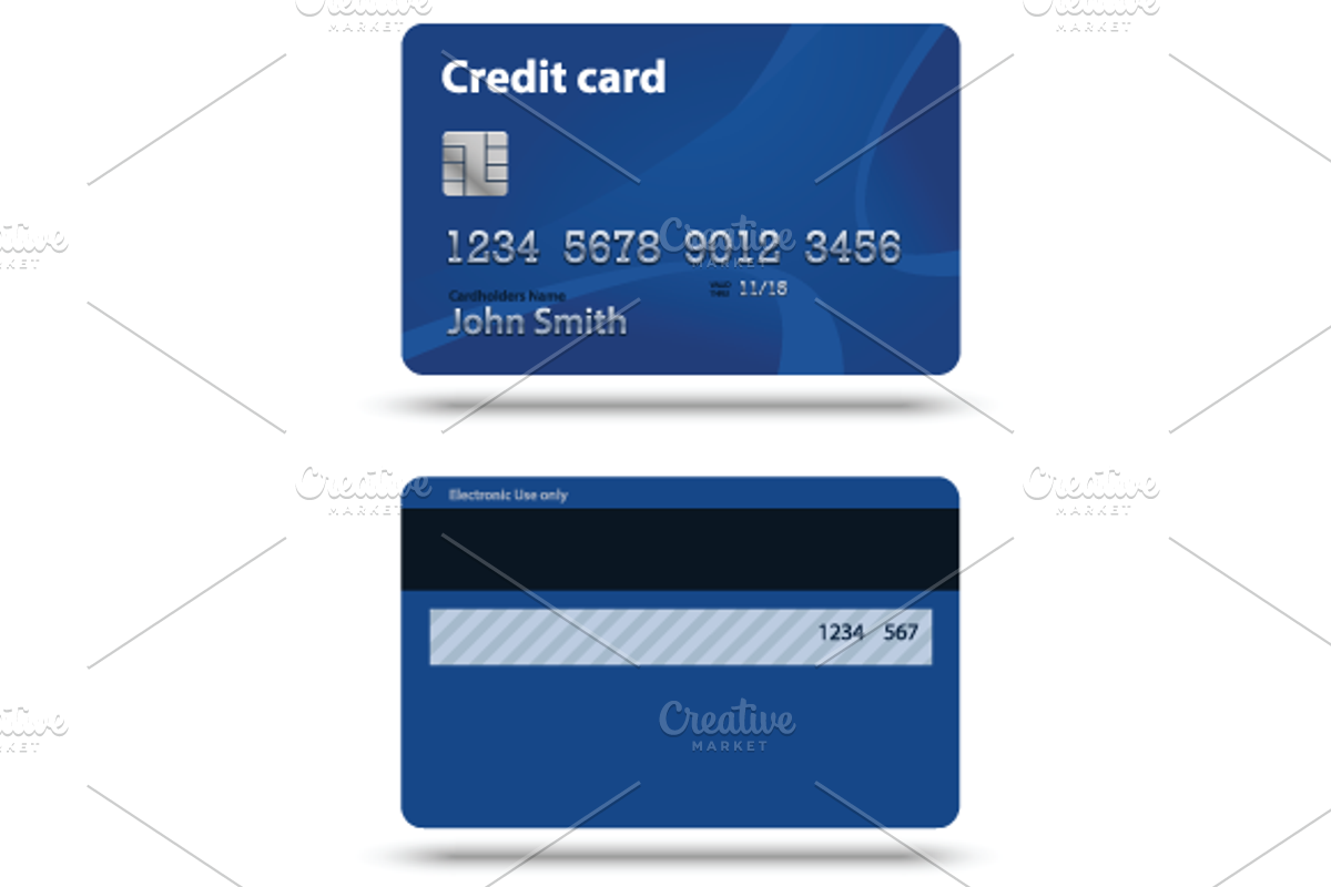 Blue creadit card, an Object Graphic by Davooda