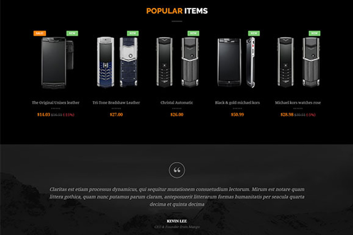 Ap Luxury Mobile Prestashop Theme, a Websites & App Template by apollotheme (Photo 5 of 6)