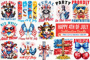 4th Of July Sublimation Bundle, an Illustration by SinaCreation (Thumbnail 1 of 20)