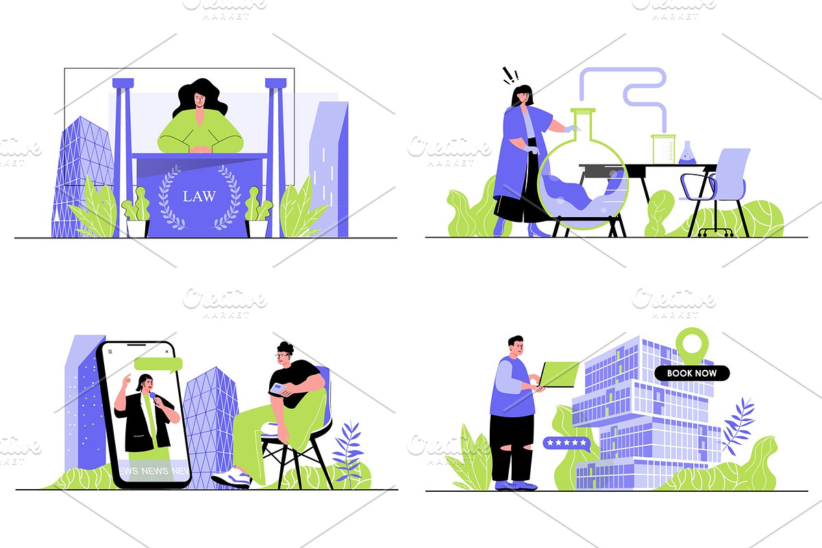 30 Creative Concept Illustrations, a Person Illustration by alexdndz (Photo 5 of 9)