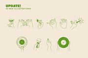 Hands, vector illustrations, an Illustration by venimo (Thumbnail 11 of 11)