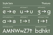 Thatura Geometric Sans Font, a Sans Serif Font by That That Creative (Thumbnail 9 of 19)