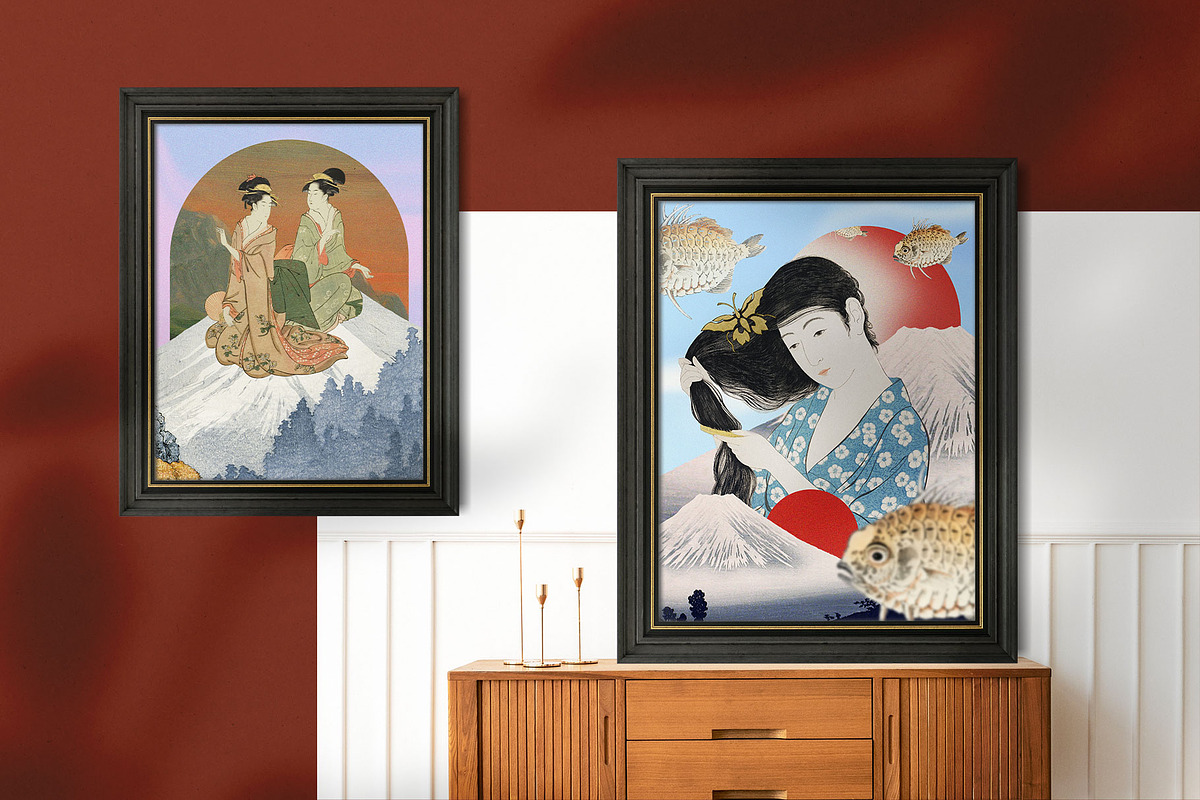 Vintage Japan | Collage Creator, an Object Graphic by Leleka.Store (Photo 5 of 17)