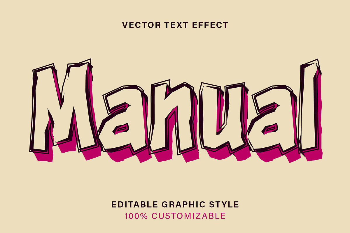 Comic Sketch Outline Text Effect preview 3