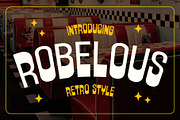 Robelous - Vintage Style, a Sans Serif Font by Arterfak Project (Thumbnail 1 of 11)