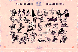 320 Western Icons And Illustrations