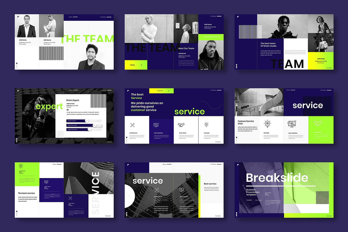 Strain - Business Google Slide Templ, a Presentation Template by Dens Creative Studio (Photo 3 of 6)