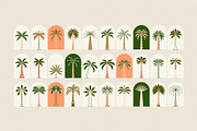 Boho palm logos, a Graphic by karnofff (Thumbnail 5 of 6)
