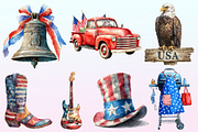 Watercolor the Great American Png, a Graphic by CitraGraphics (Thumbnail 3 of 4)