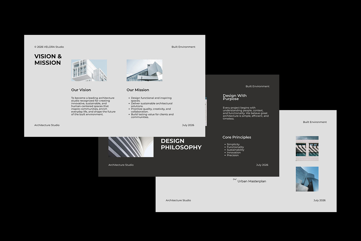 Modern Architecture Google Slides, a Presentation Template by adoestudio (Photo 2 of 7)