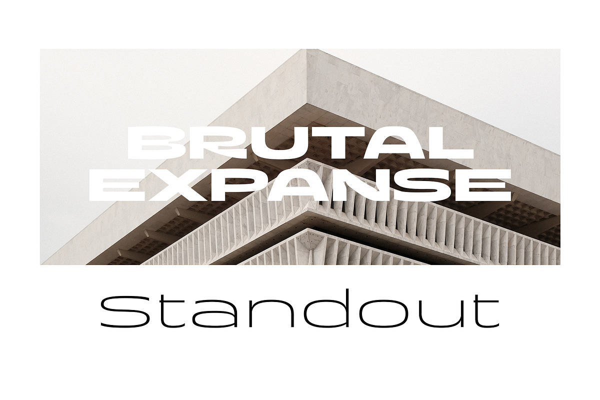 Concrete Forge Extended Typeface, a Sans Serif Font by Get Studio (Photo 6 of 9)