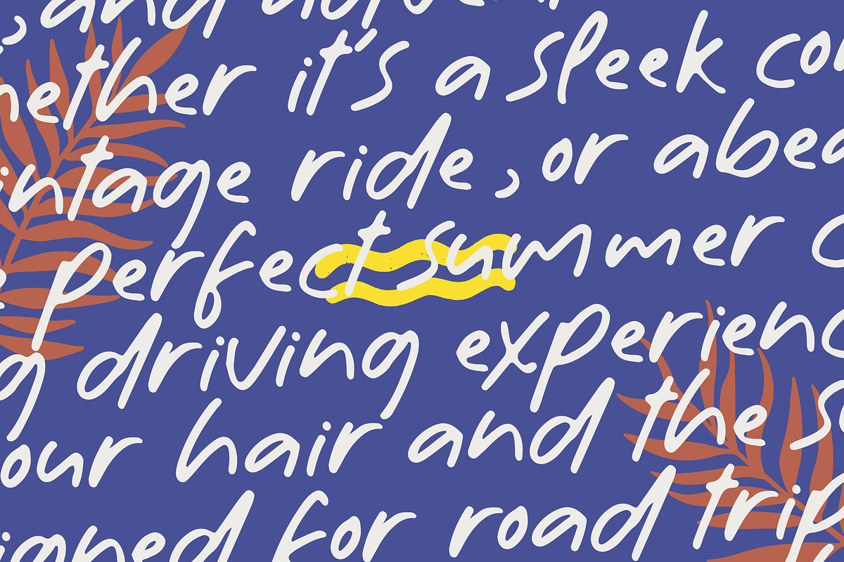 Meadow Yesterdream Sticky Notes Font, a Script Font by Letterena Studios Script (Photo 16 of 20)