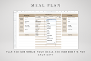 Digital Menu Template Google Sheets, a Templates & Theme by BRANDcontent (Thumbnail 4 of 7)
