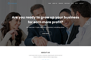 Finance Consulting Business Website, a HTML Template by Themeplaza (Thumbnail 1 of 3)