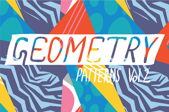 Colorful Geometric Pattern Set 2