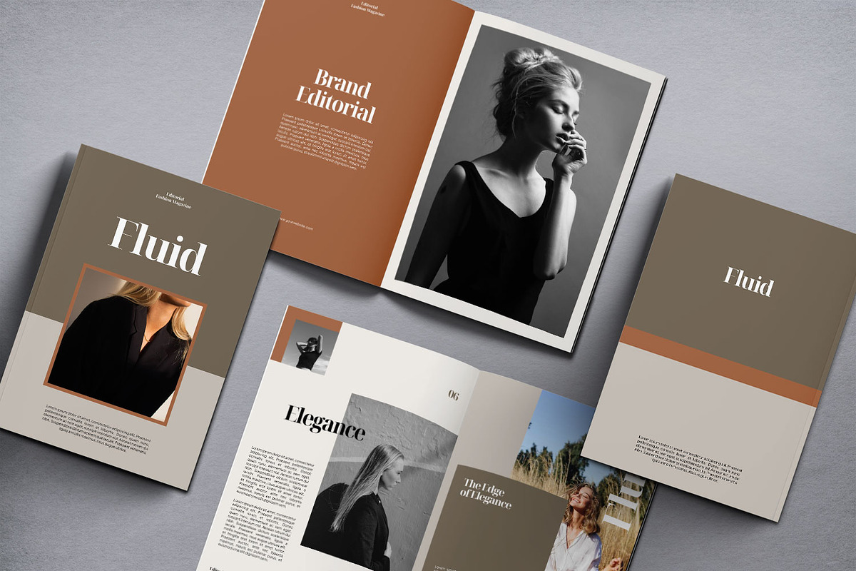 Fluid Editorial Fashion Magazine, a Magazine Template by Haps Space (Photo 5 of 8)